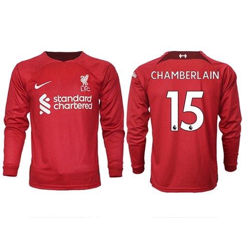 Liverpool Chamberlain #15 Hjemmedrakt 2022-23 Langermet Liverpool Chamberlain #15 Hjemmedrakt 2022-23 Langermet